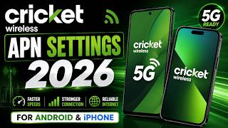 Cricket Wireless APN Settings 2026 | Cricket 5G Internet Settings for Android & iPhone