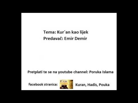 Kur'an kao lijek - Mr. Emir Demir