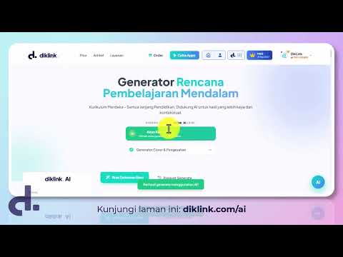 Cara Cepat Membuat Administrasi Guru & Pengelolaan Kinerja Otomatis dengan DikLink AI - 19 Generator