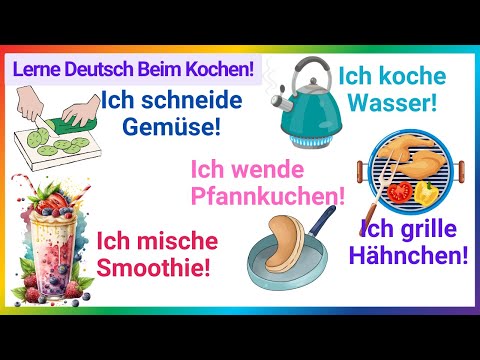 Nützliche Sätze für die Küche auf Deutsch | 100 Praktische Sätze für Deutschlernende A1-A2