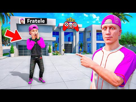 FRATELE meu MIC s-a MUTAT la MINE ACASA in GTA 5!