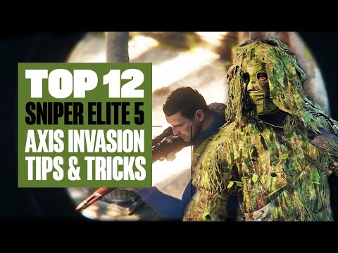 Top 12 Sniper Elite 5 Axis Invasion Mode Tips And Tricks - UNLOCK THE GHILLIE SUIT IN RECORD TIME!