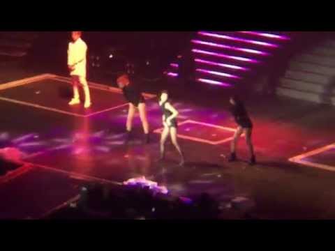 [FanCam] 141213 Sunmi ft.Yugyeom(GOT7) - 24 hour @ JYP NATION ONE MIC Live in Bangkok