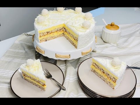 RAFAELLO TORTA - za sve kojima kokos ne može dosaditi 😄🤍🤍🤍