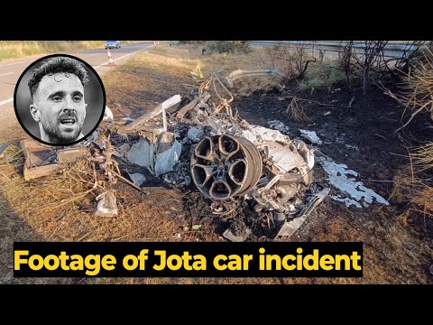 [FULL VIDEO] Diogo Jota's car at the moment of the accident | Liverpool News Today