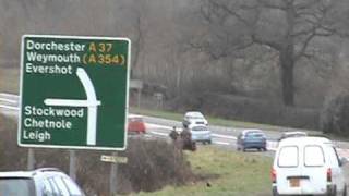 preview picture of video 'Hunting Along the A37 Yeovil to Dorcester Road'