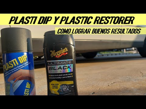 Plasti Dip o el Plastic Restorer? cual es el mejor para los plasticos del auto (pruebas en el auto)