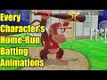 Every Character's Home-Run Bat Animation in Super Smash Bros Wii U