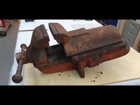Old & Rusty 80kg XXL Deadlocked Vice Restoration