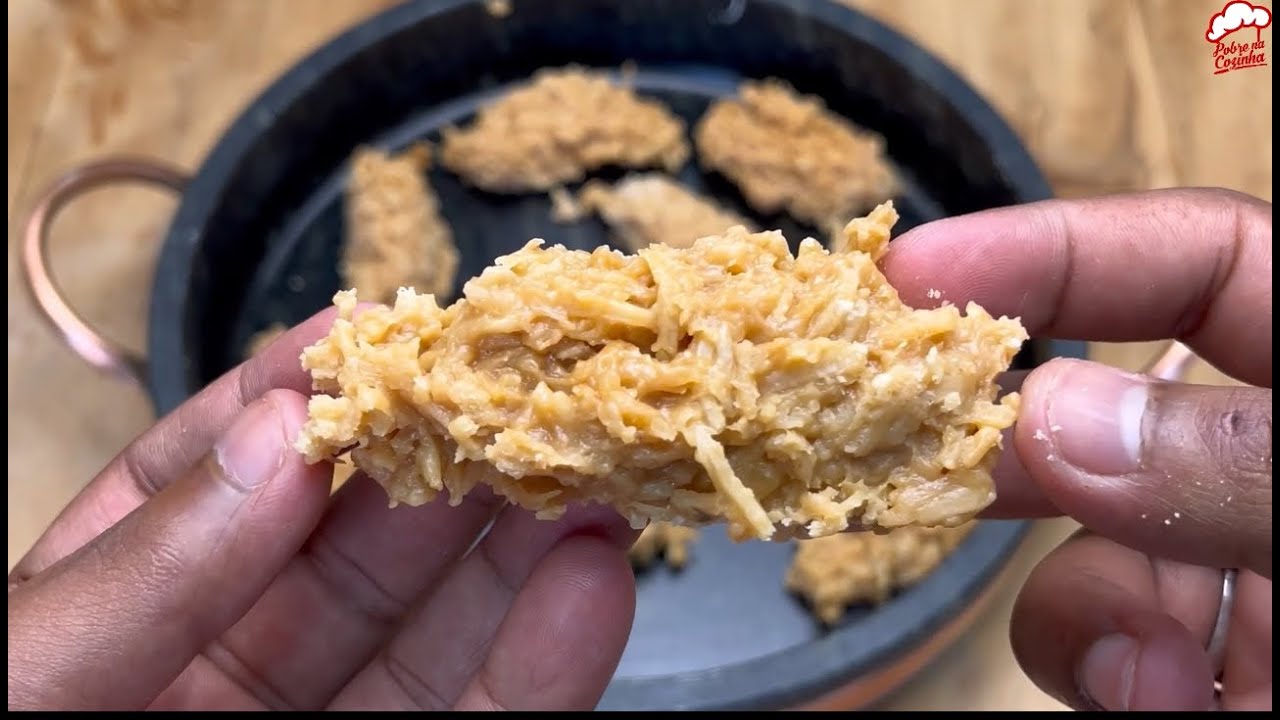 Cocada com apenas 3 ingredientes, e duvido você comer apenas 1 pedaço