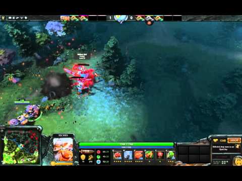 Techies Huskar interaction