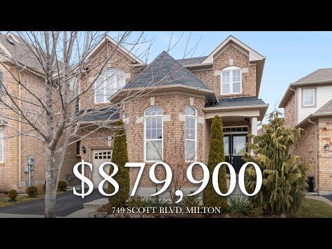$879,900 - All Brick, Beautiful Sun Filled Detached Home - 749 Scott Blvd, Milton