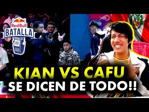 SE DICEN DE TODO👊😱CAFÚ vs KIAN (REACCIÓN) Nacional REDBULL BATALLA PERÚ 2023