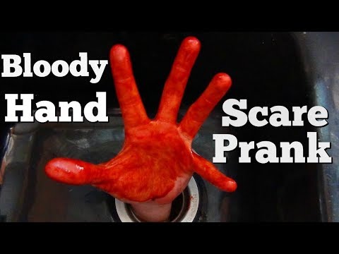 BLOODY HAND SCARE PRANK - Top Boyfriend and Girlfriend Pranks