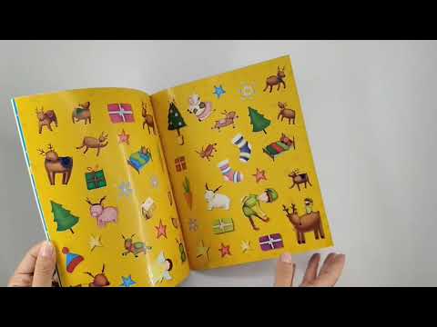 Novogodišnja knjiga sa nalepnicama: Rudolf - Veseli irvas