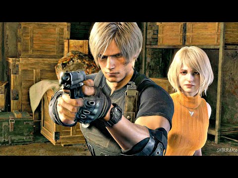 RESIDENT EVIL 4 REMAKE - All Cutscenes / Full Movie (4K 60FPS)