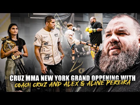 Cruz MMA New York Grand Opening with Plinio Cruz and Alex Pereira & Aline Pereira