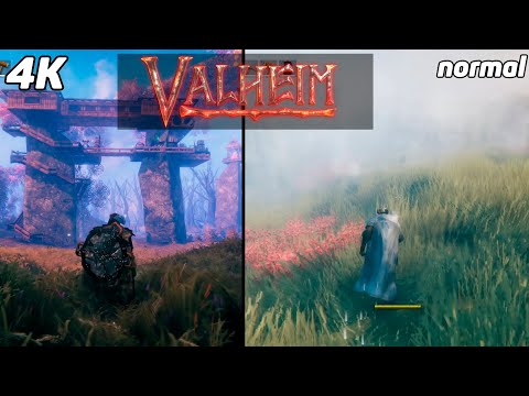 4K текстуры в VALHEIM 🔴 изменения которое может дать второе дыхание!