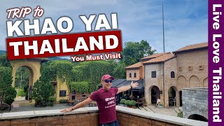 Trip To KHAO YAI Thailand 🇹🇭 | Things To Do & See | Journey Across Thailand #livelovethailand