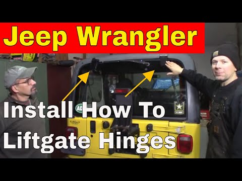Jeep TJ Wrangler Hardtop Liftgate Hinge Install How To