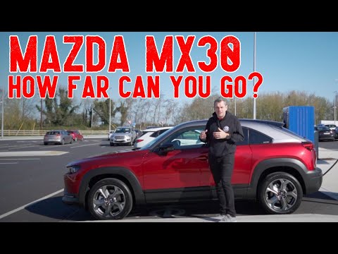 Mazda MX30 electric car, how far can it really go? Long drive on a small battery