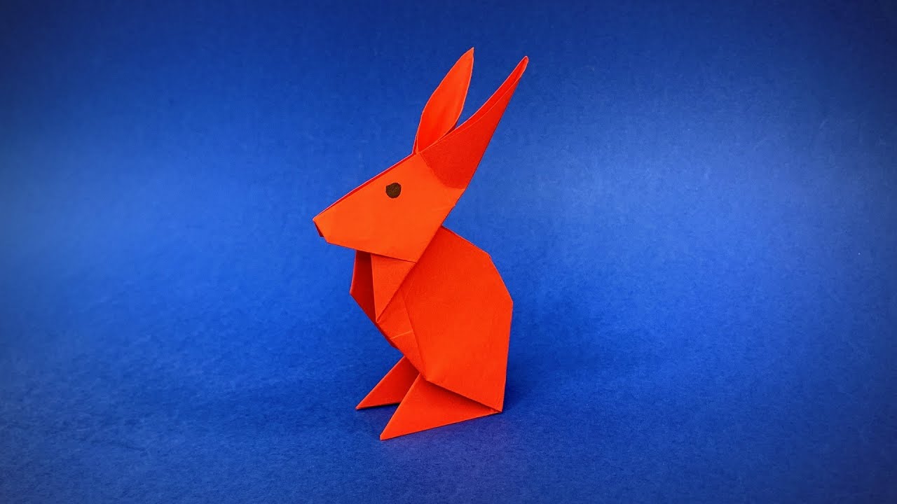 Origami Królik | Jak Zrobić Królika z Papieru | Zwierzęta Origami | Origami dla Dzieci