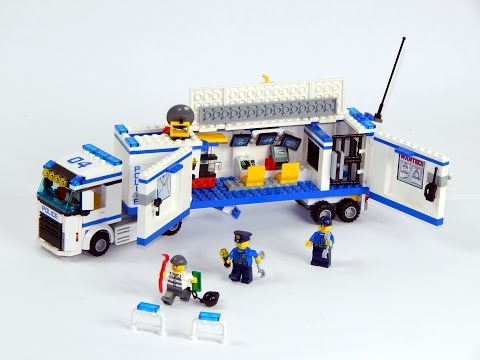 Lego City 60044 Mobile Police Unit Speed Build And Review