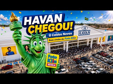 HAVAN CHEGOU EM CALDAS NOVAS! 🗽💙 | Zóio Klin dá as boas-vindas!