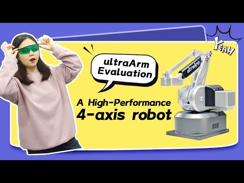 ultraArm P340 | Evaluation: This 4-Axis Robotic Arm Engraves, Draws and Grabs with AI