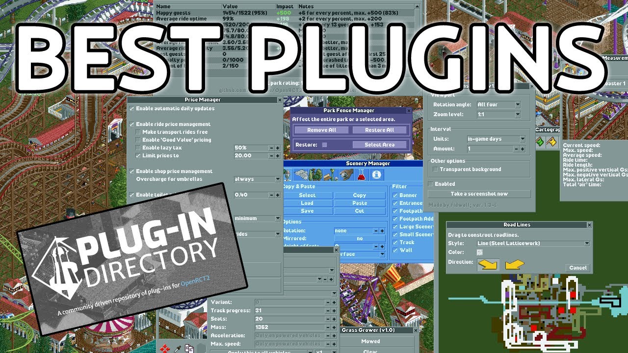 Top 5 Plugins for OpenRCT2
