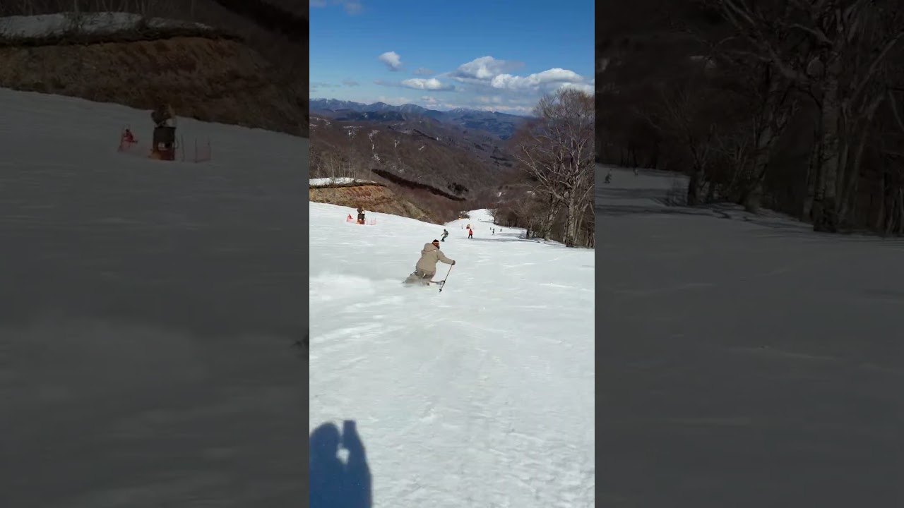 Spring🌸#ski #カービング#高鷲スノーパーク