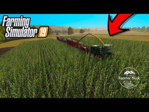 FIRST DAY CHOPPING CORN ON AUTUMN OAKS WITH THE BOY'S!!! FARMING SIMULATOR 19 EP#18