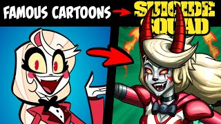 What if FAMOUS CARTOONS Were on the SUICIDE SQUAD?! P4 (Stories & Speedpaint)