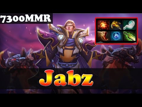 Dota 2 - Jabz 7300 MMR Plays Invoker Vol 3 - Ranked Match Ganmeplay!