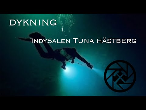 Dykning i Indysalen i Tuna Hästberg