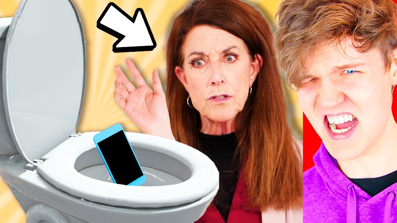 Karen FLUSHES iPHONE On A Plane And She BANS PHONES In School!? (FUNNIEST LANKYBOX REACTION EVER!)