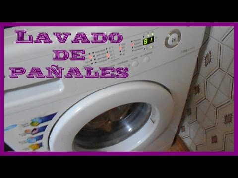 Como lavar pañales de tela