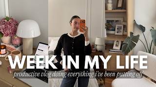 a week in my life doing everything i've been putting off 🧼 (deep cleaning, budgeting, more)