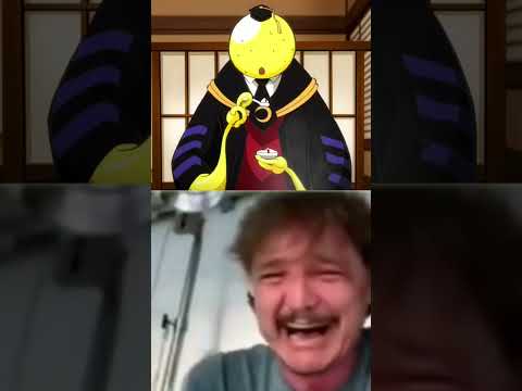Pedro pascal crying 😭 korosensei DEATH 💔  #anime #korosensei #shorts #youtubeshorts #animeedit