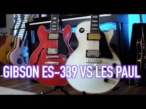 Comparing the Gibson ES-339 with a Les Paul