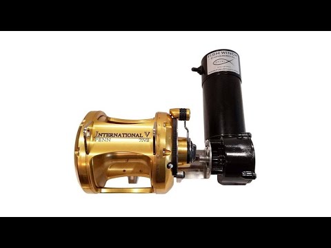 FISH WINCH® - Electric Fishing Reel Motors for Penn International, Shimano Tiagra, Avet, & others).