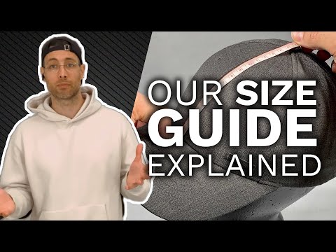 Our baseball cap size guide explained