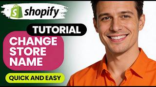 How To Change Your Online Store Name Shopify - QUICK AND EASY Step-by-Step Tutorial