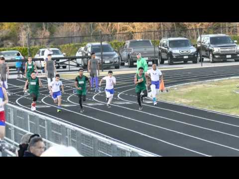 CONROE ISD JUNIOR HIGH TRACK MEET - 7TH GRADE BOYS 100 METER