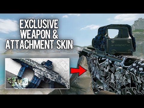 RAINBOW SIX SIEGE EXCLUSIVE Year 7 Weapon Skin & Charm - In-Game Showcase - Starter Pack Y7S2