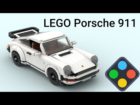Timelapse Building Porsche 911 Turbo In BrickLink Studio 2.0