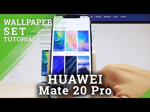 How to Change Wallpaper on HUAWEI Mate 20 Pro - Set Up Home Screen Wallpaper