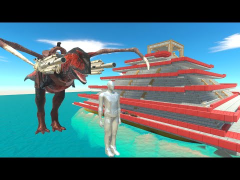 FPS Avatar Ride The Gun Carnotaurus To Hunt All Units At Sea Tower - ARBS