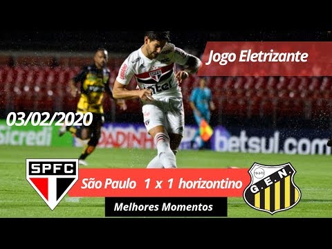 JOGO ELETRIZANTE | São Paulo 1 x 1 Novorizontino |  MELHORES MOMENTOS (HD) | 03/02/2020