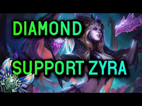 Support Zyra S8 Diamond Full Gameplay - League of Legends